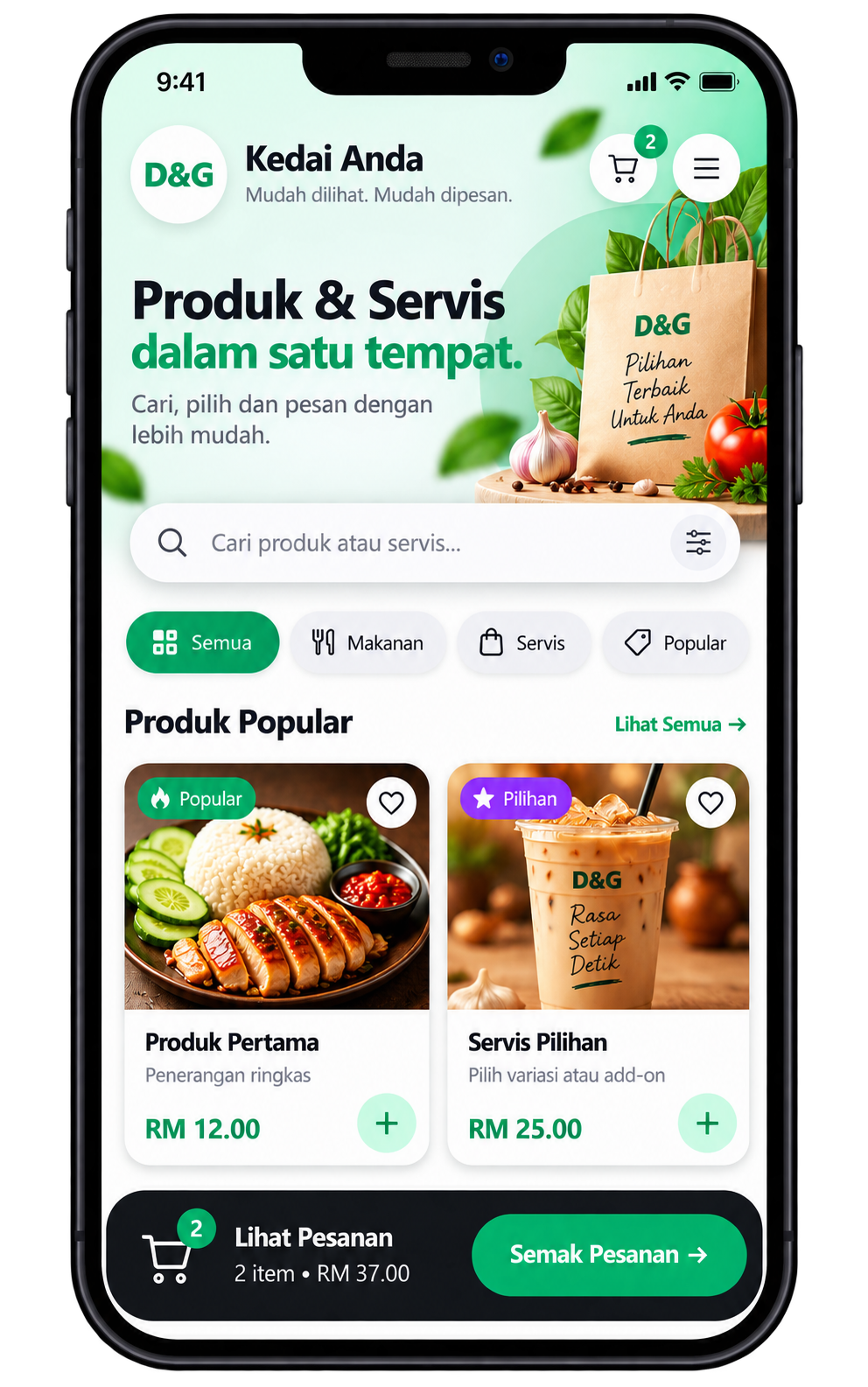 Contoh paparan kedai Do&Go Store